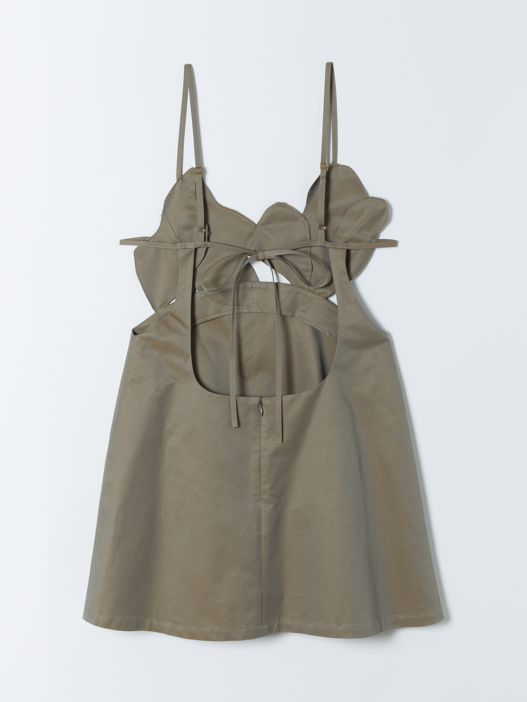 Petal Strap Dress 詳細画像 Khaki 2
