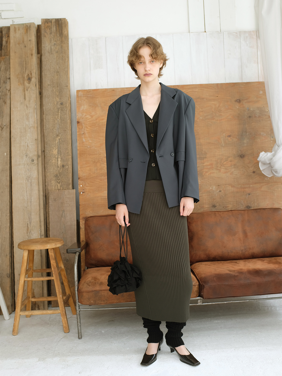 Over Relaxed Double Jacket 詳細画像 Green 2
