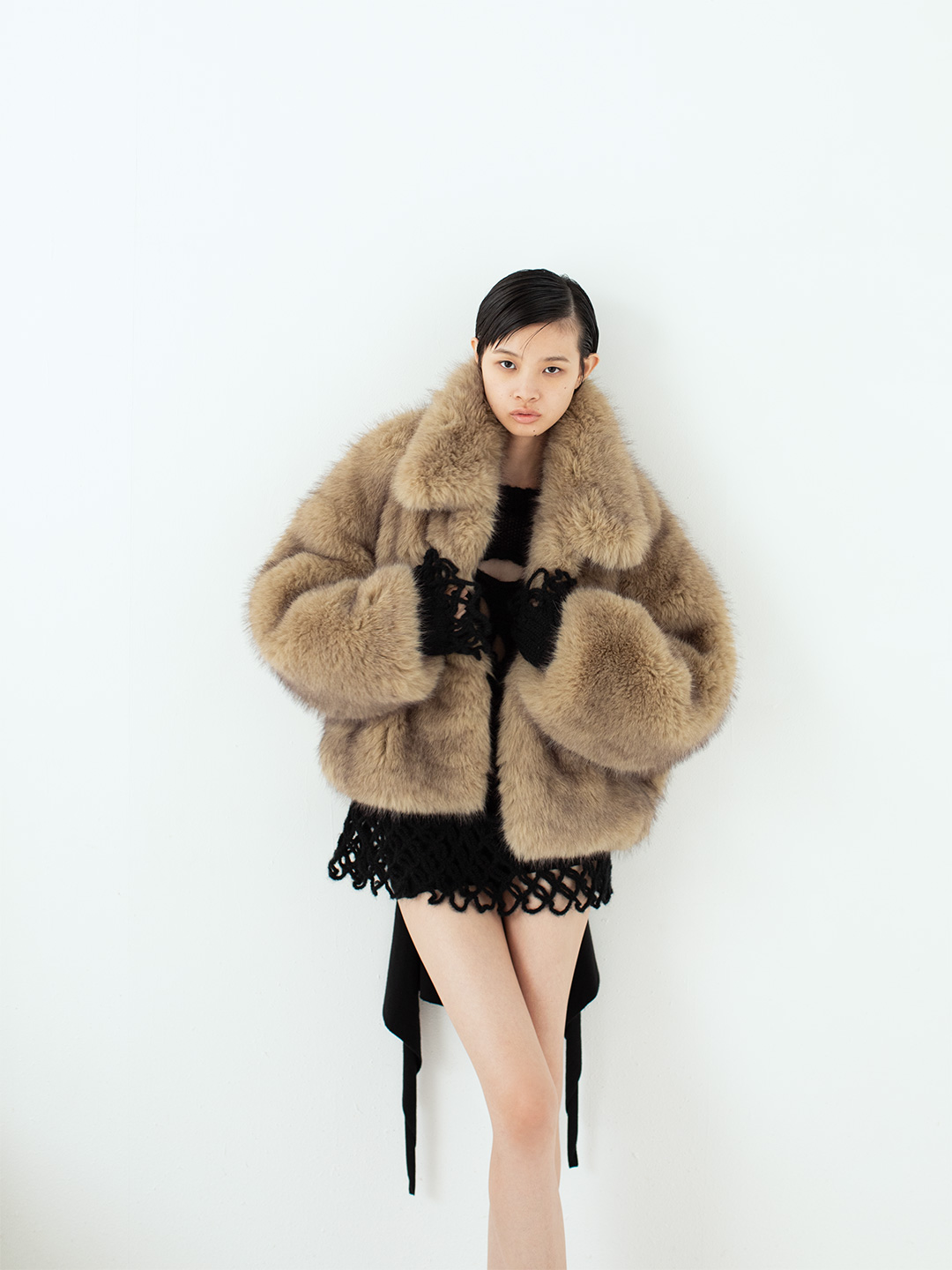 Egg Fur Coat 詳細画像 Beige 2