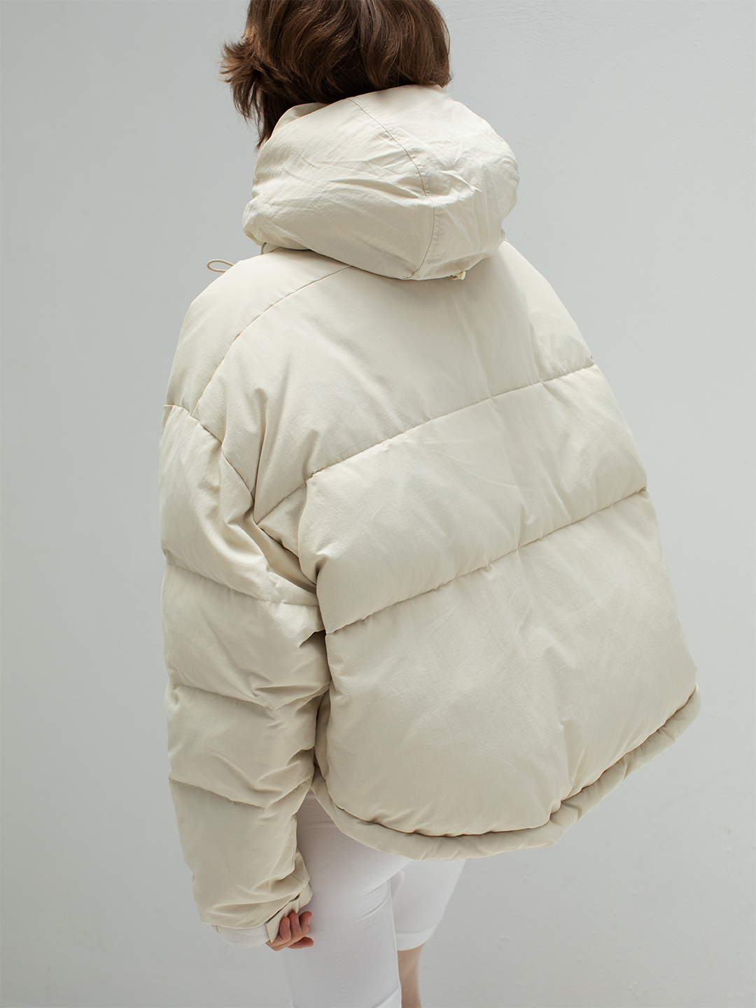 Hooded Down Jacket 詳細画像 White 2