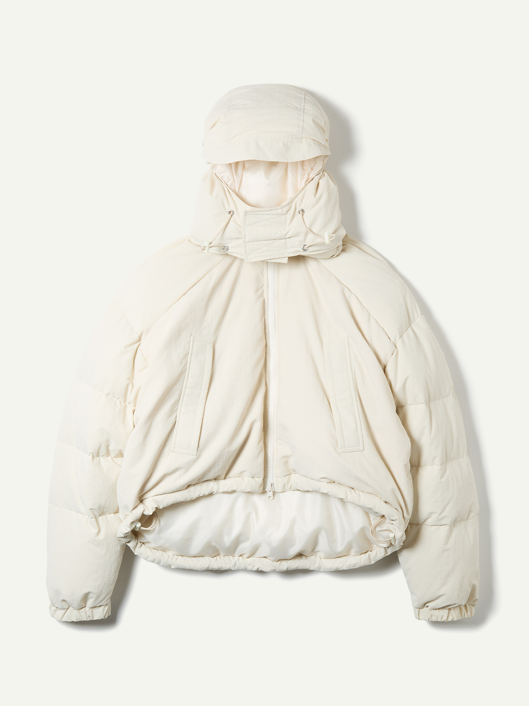 Hooded Down Jacket/White | leinwände | ラインヴァンドの公式