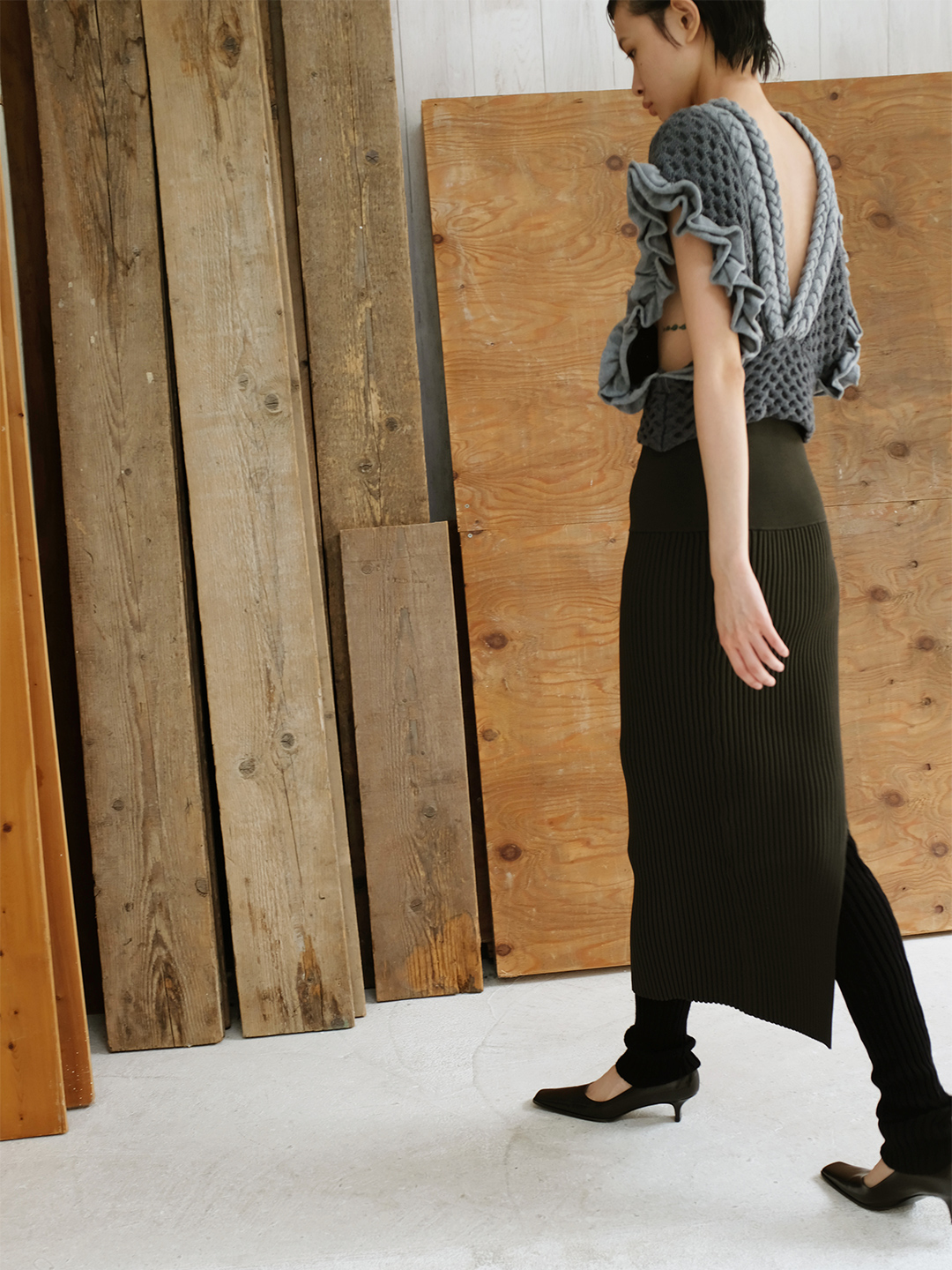 Braids&Frill Top 詳細画像 Blue 3
