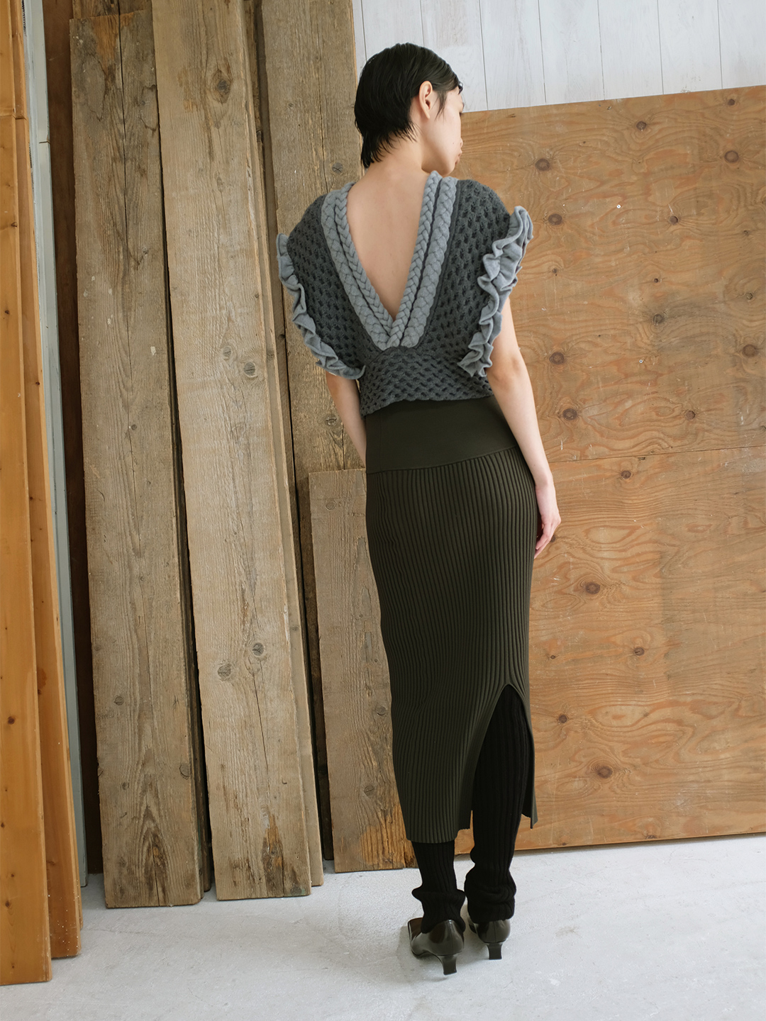 Braids&Frill Top 詳細画像 Blue 5
