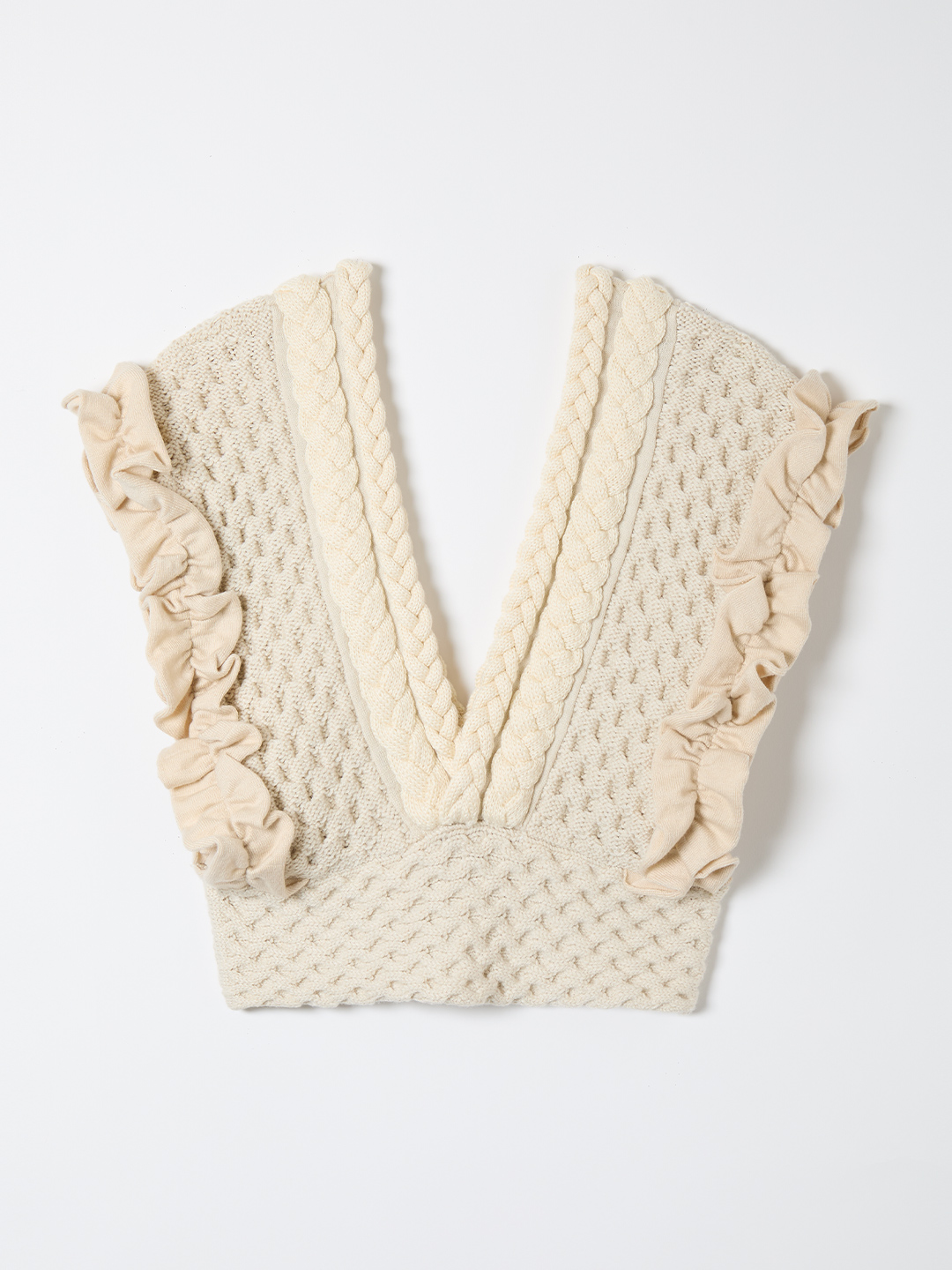 Braids&Frill Top 詳細画像 White 2