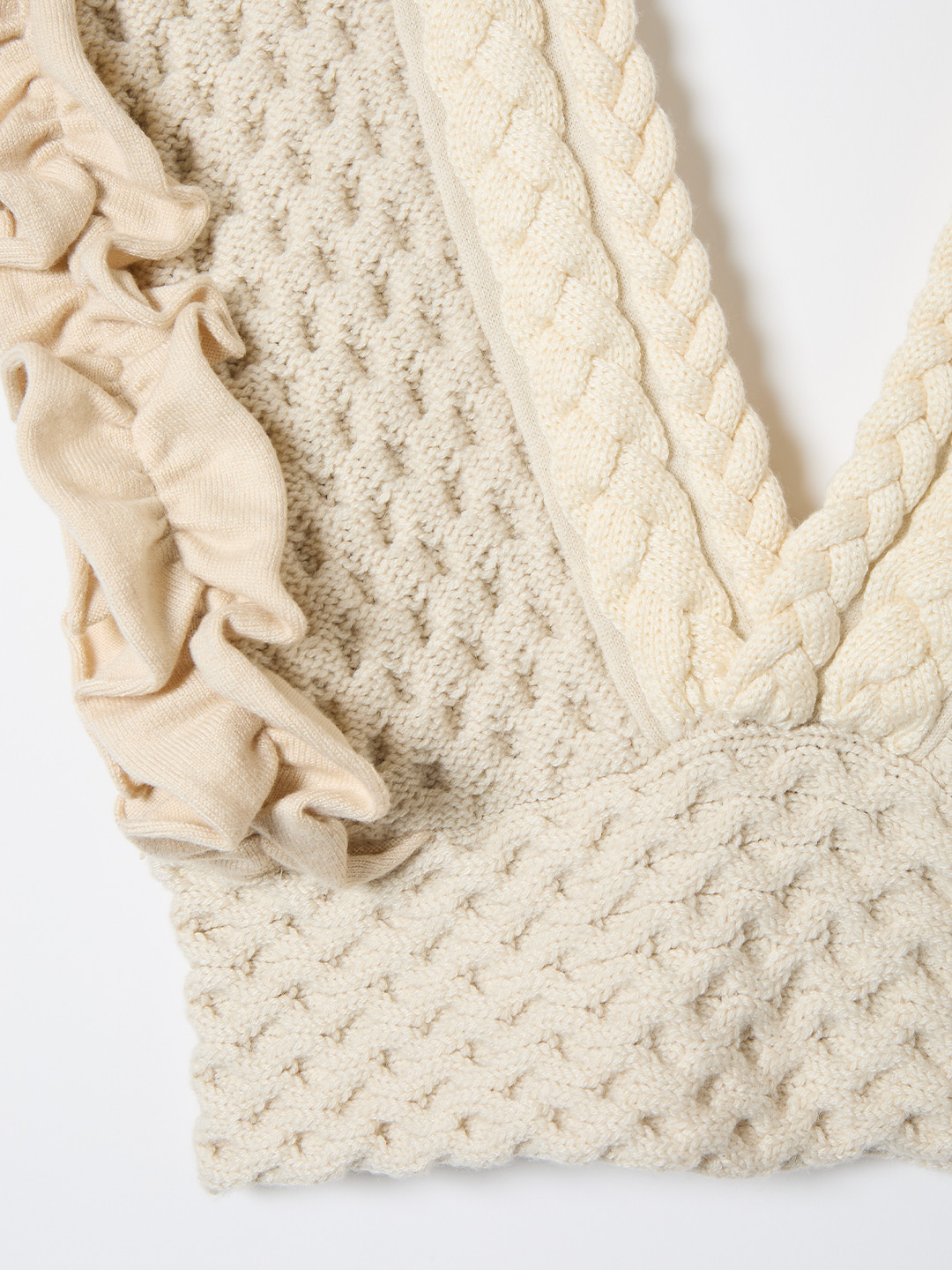 Braids&Frill Top 詳細画像 White 4