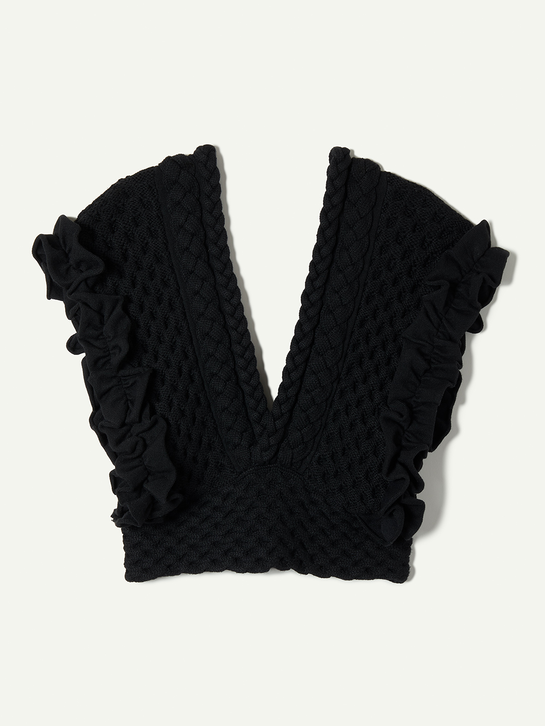 Braids&Frill Top 詳細画像 Black 1