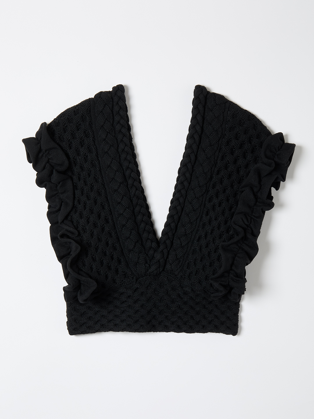 Braids&Frill Top 詳細画像 Black 2