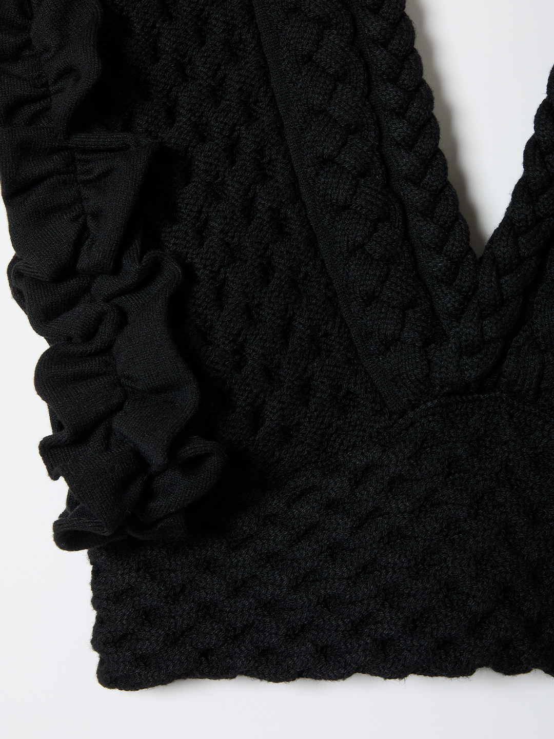 Braids&Frill Top 詳細画像 Black 4