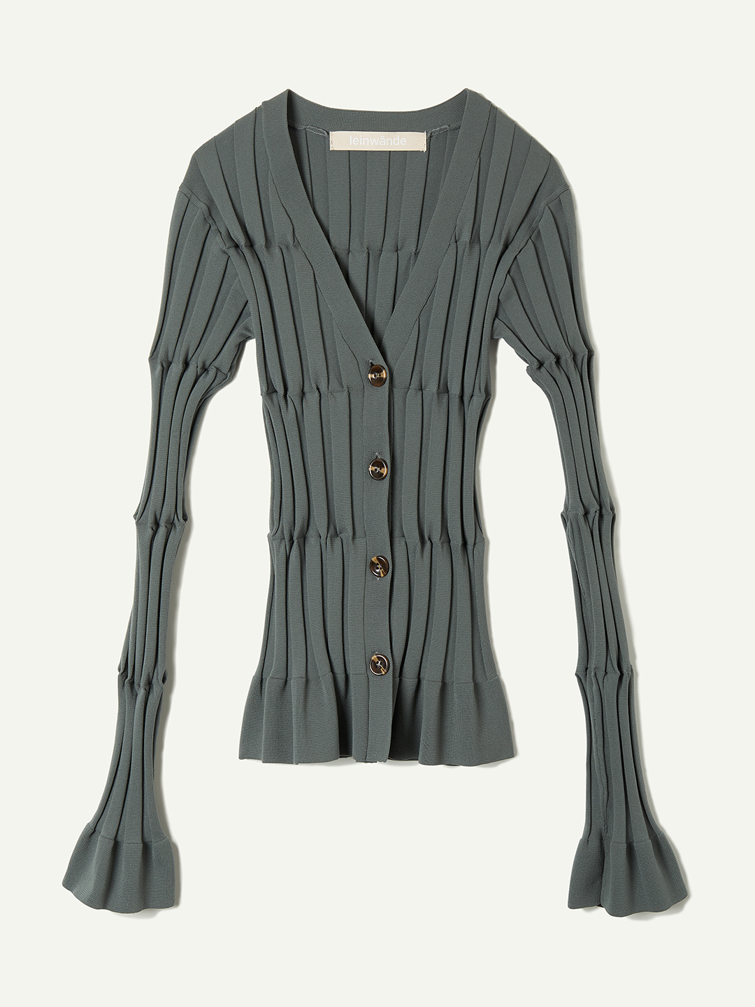 Grid Rib Cardigan
