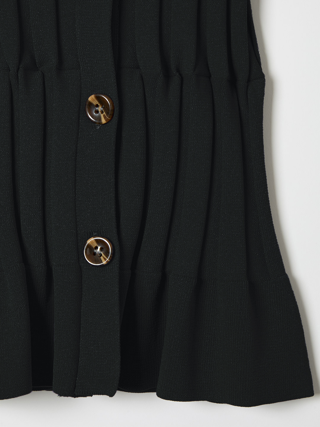 Grid Rib Cardigan 詳細画像 Black 4