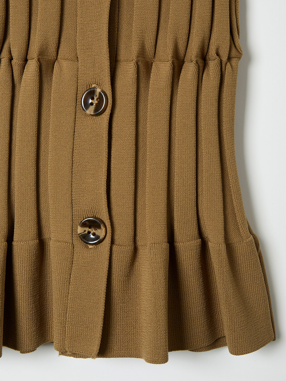 Grid Rib Cardigan 詳細画像 Yellow 4