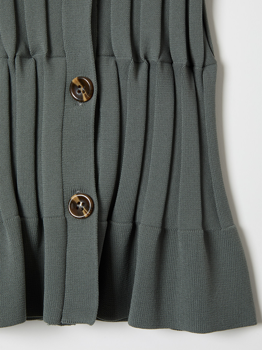 Grid Rib Cardigan 詳細画像 Green 4