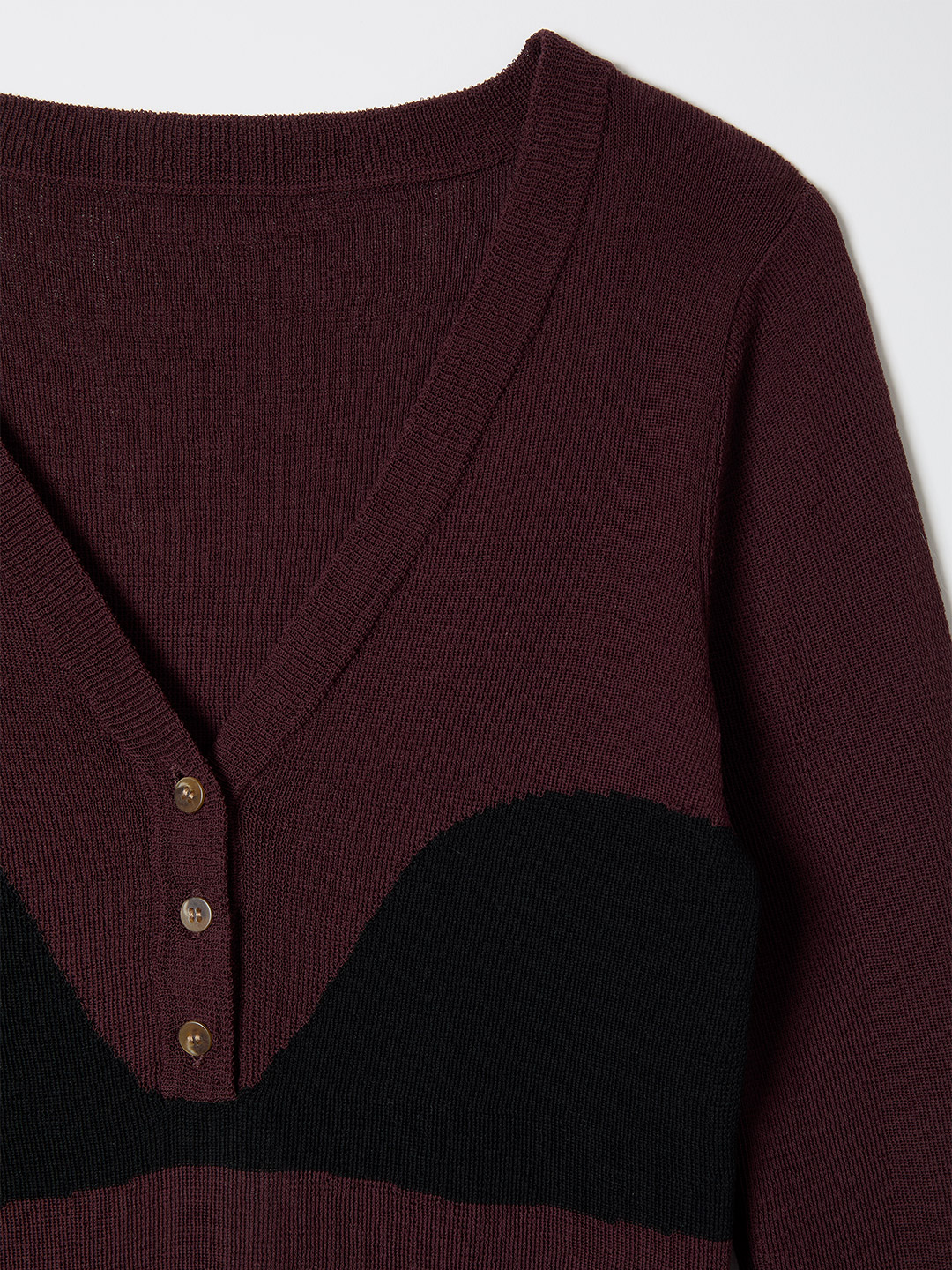 Bra Intarsia Knit 詳細画像 Bordeaux 3