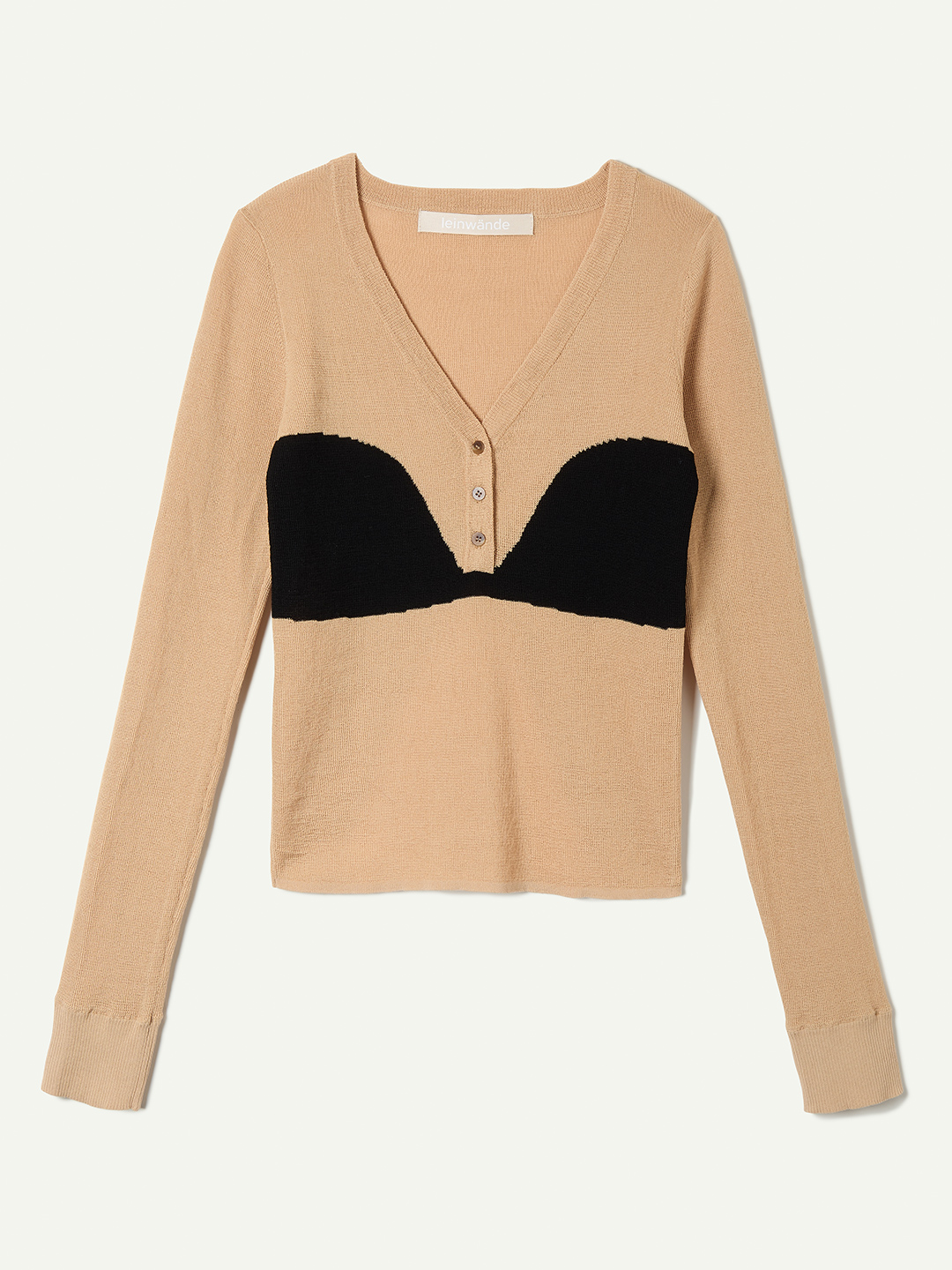 Bra Intarsia Knit 詳細画像 Beige 1