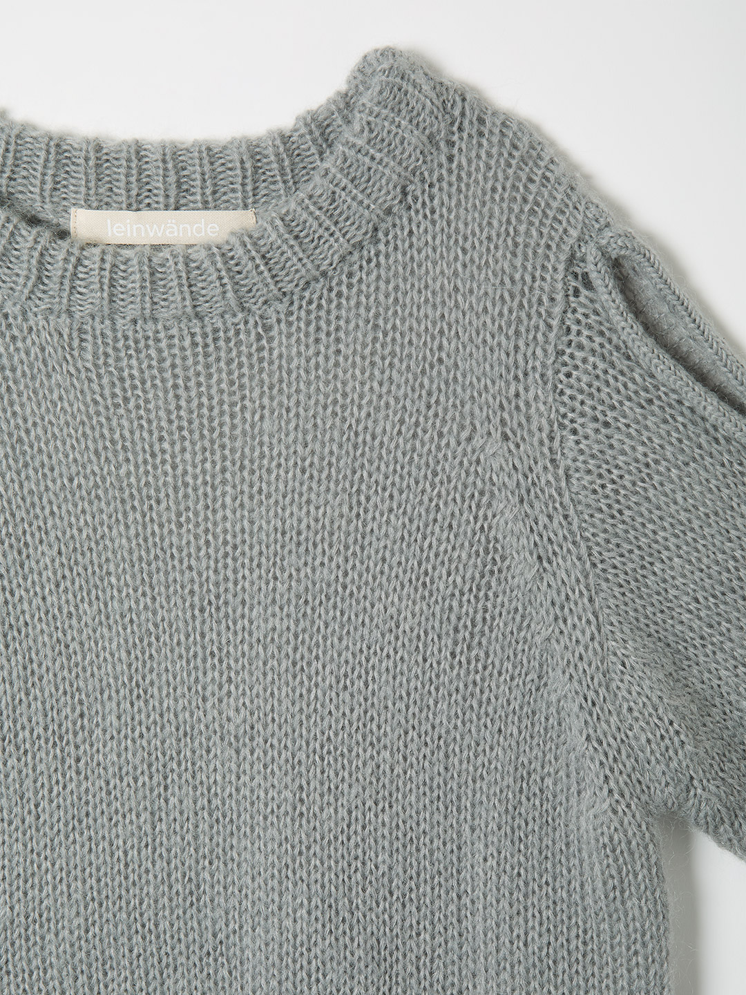 Open Cable Sweater 詳細画像 Gray 3