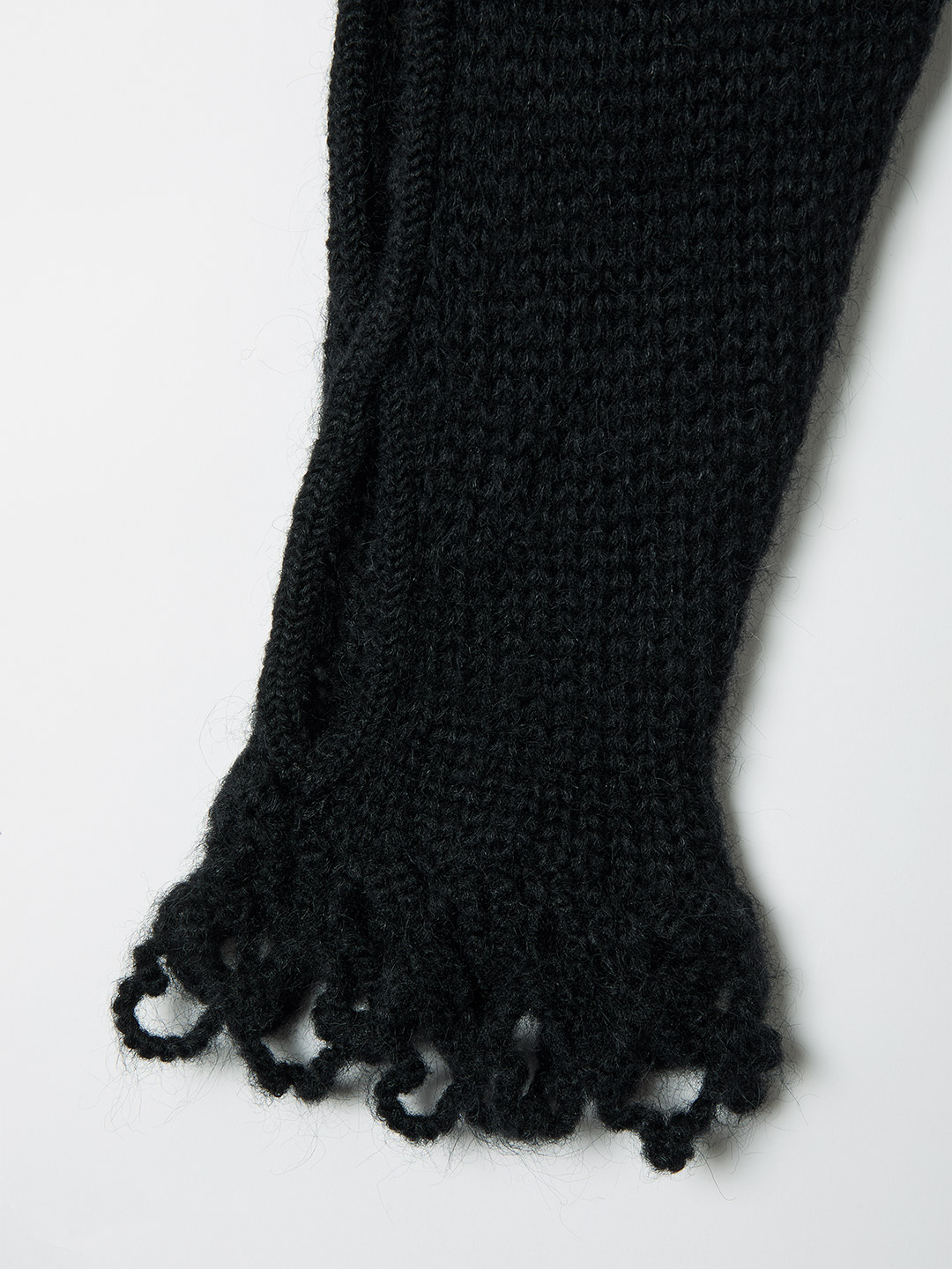 Open Cable Sweater 詳細画像 Black 4