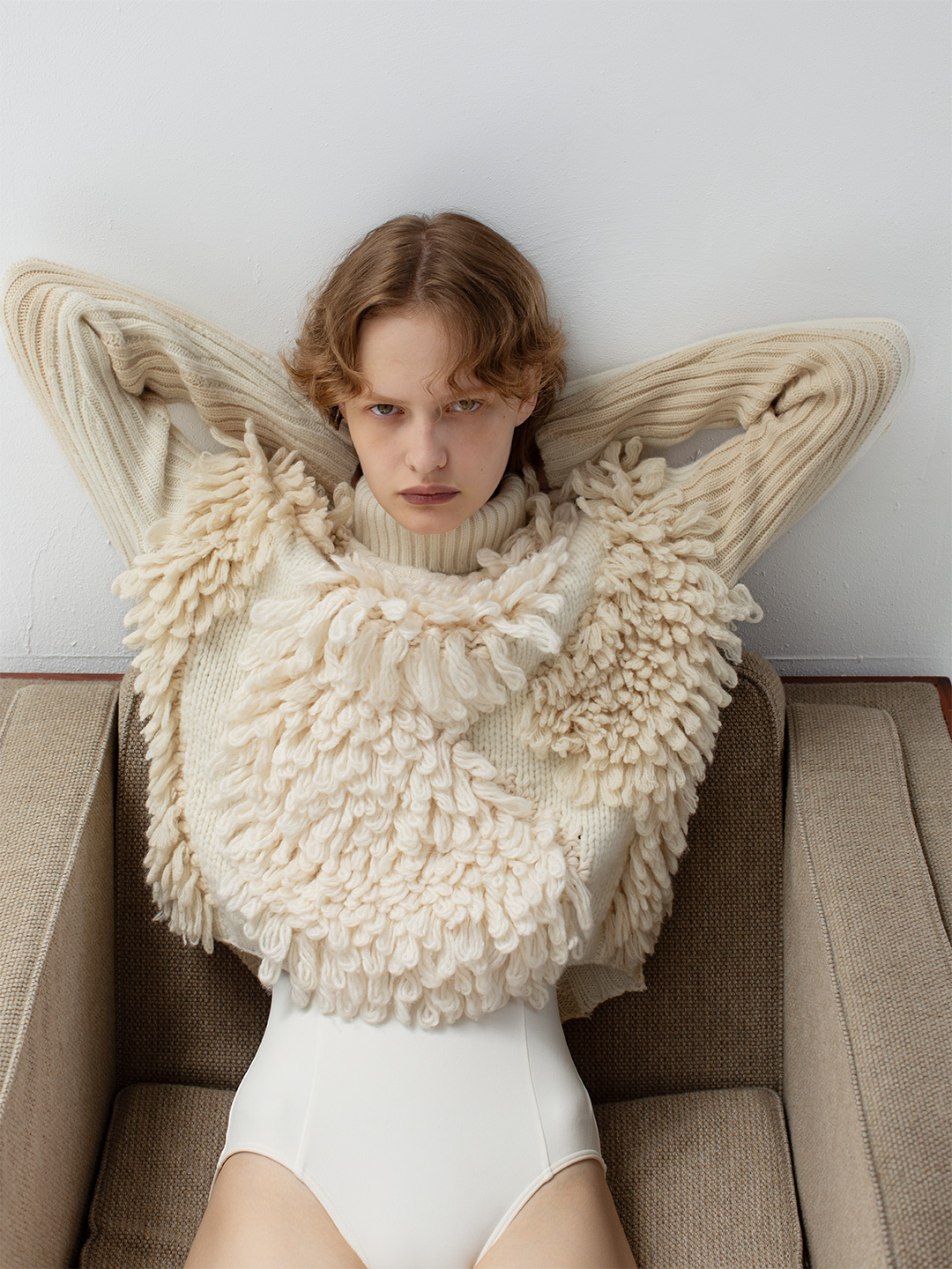 Landscape Intarsia Knit Top