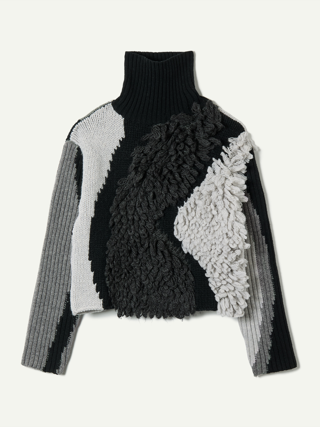Landscape Intarsia Knit Top
