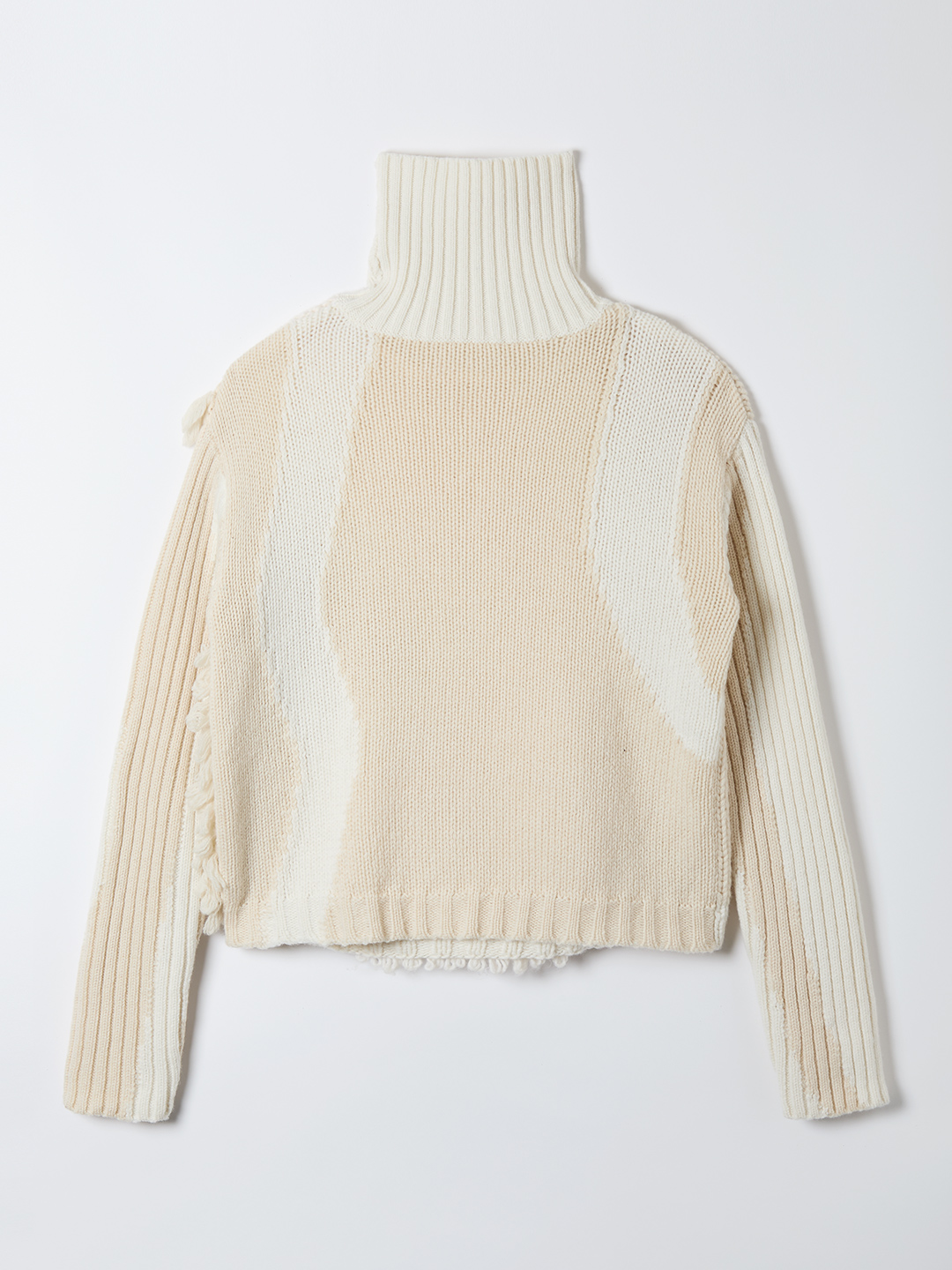 Landscape Intarsia Knit Top 詳細画像 White 2
