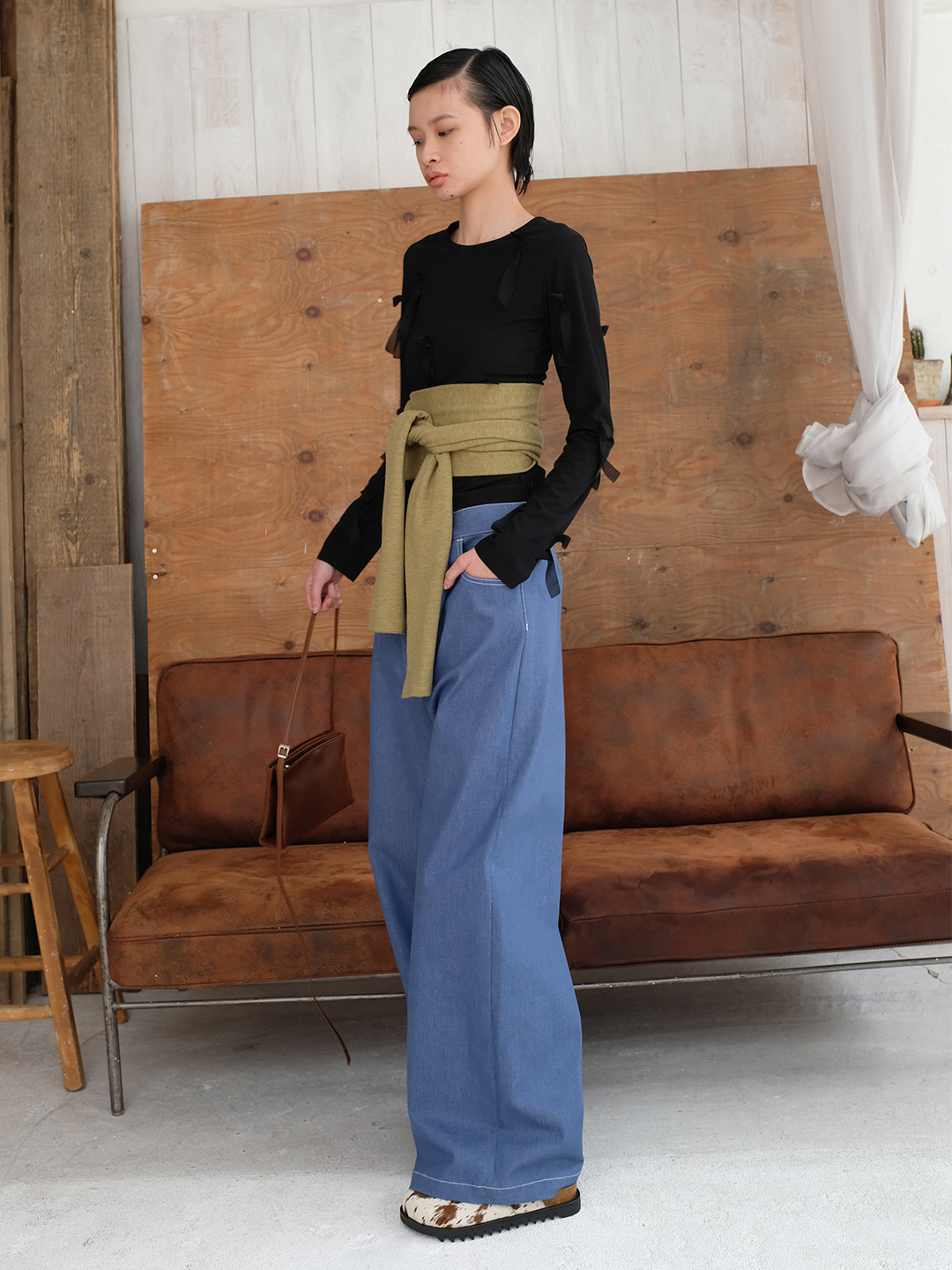 Fortune Ribbon Top 詳細画像 Black 2