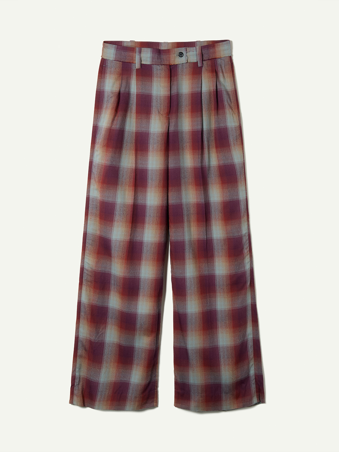 Relax Check Trousers 詳細画像 Red 1