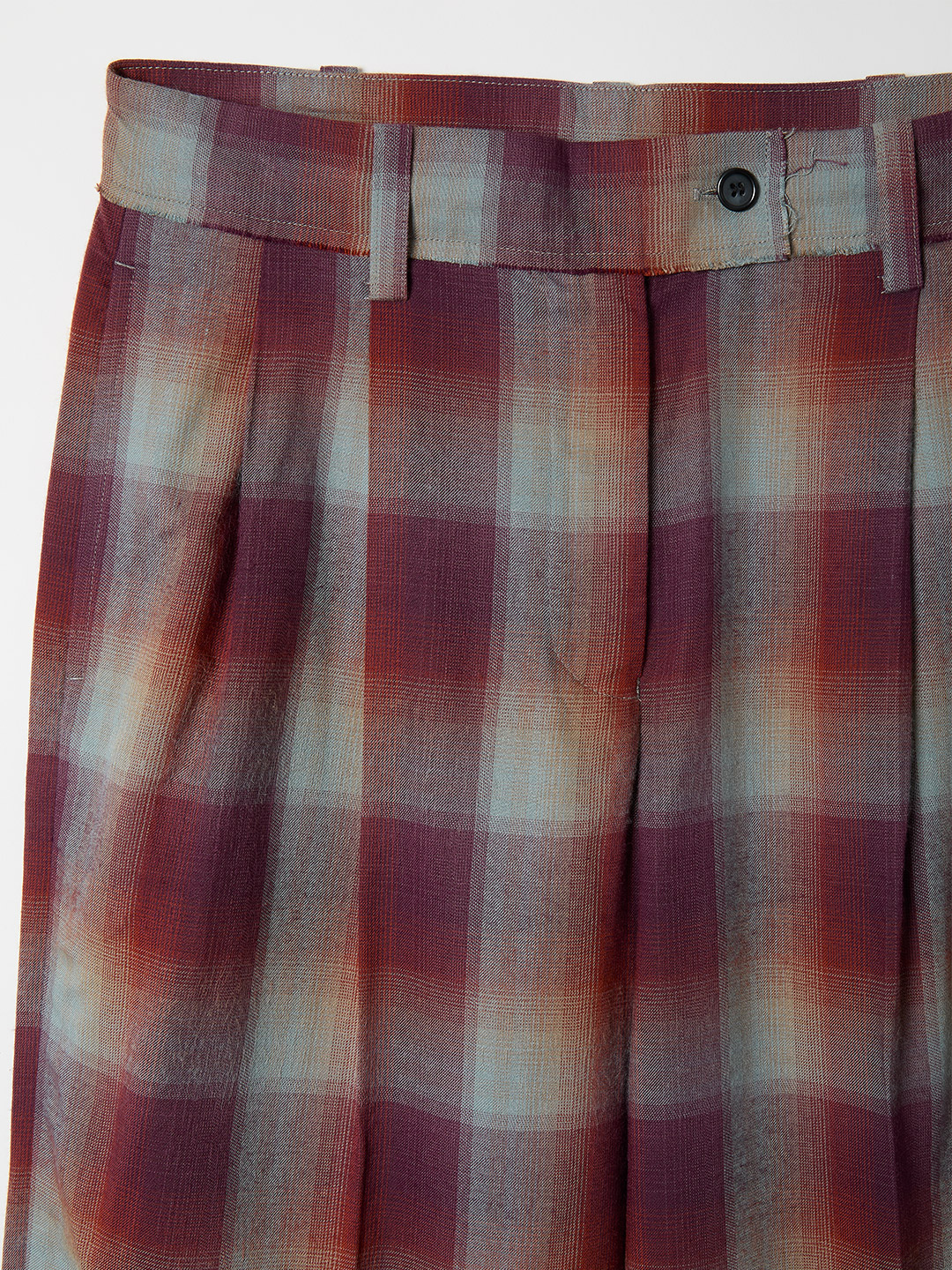 Relax Check Trousers 詳細画像 Red 3