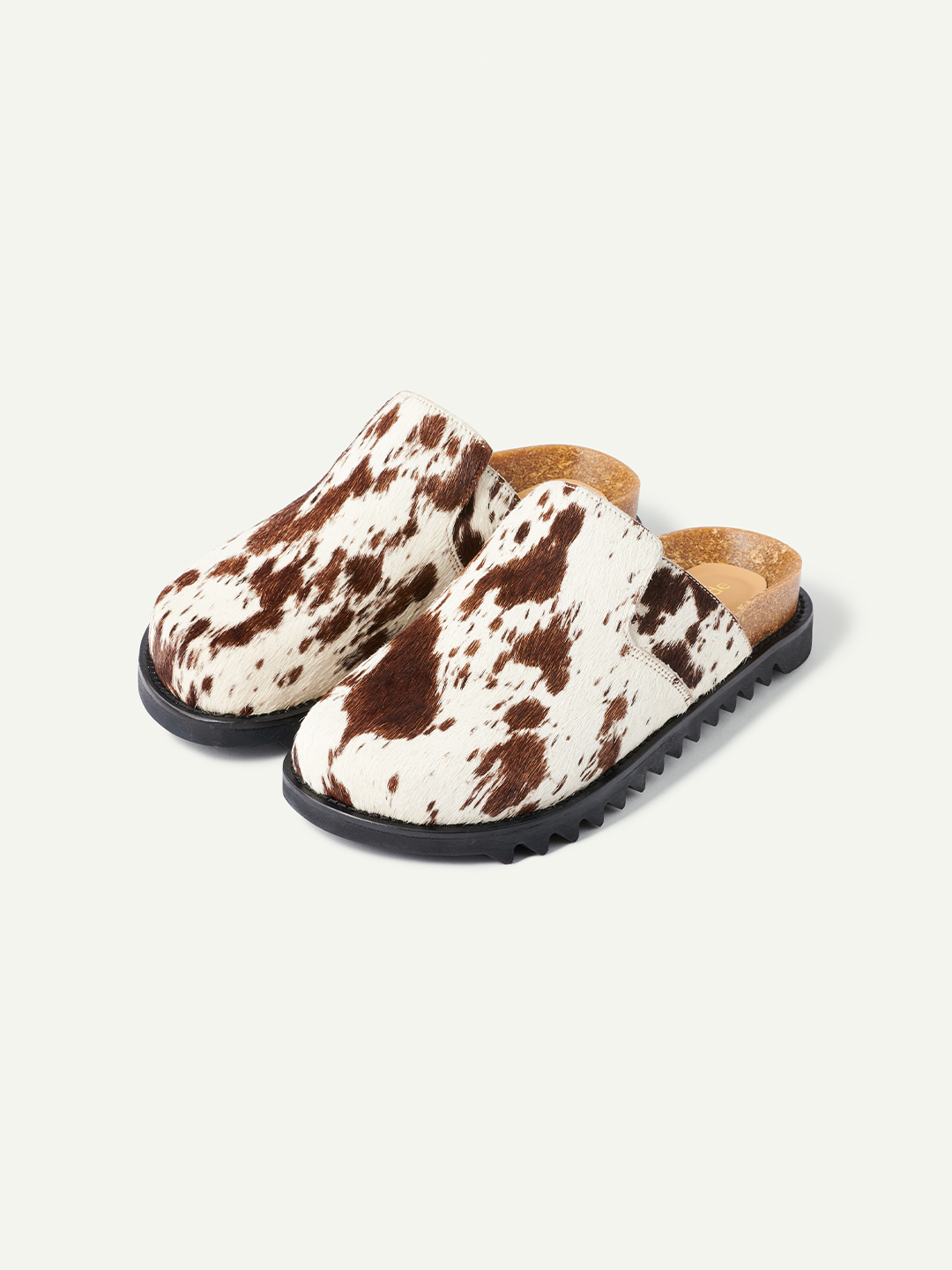 Cowhide Clogs/Brown | leinwände | ラインヴァンドの公式オンラインストア