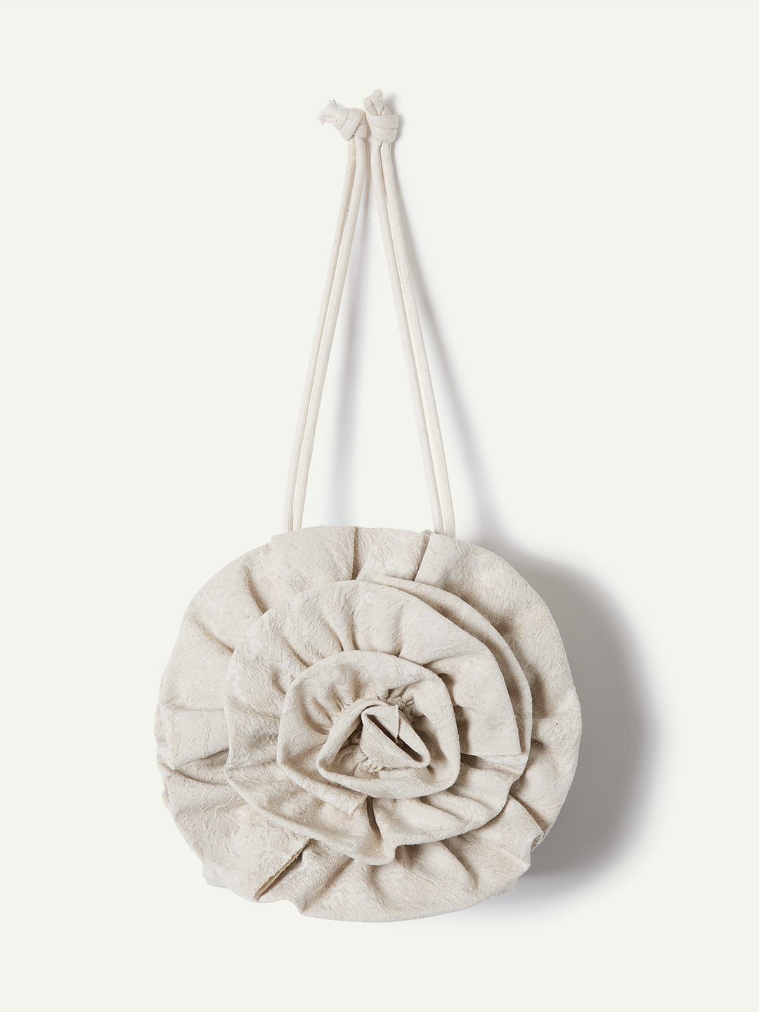 Pom-pom Jacquard Bag