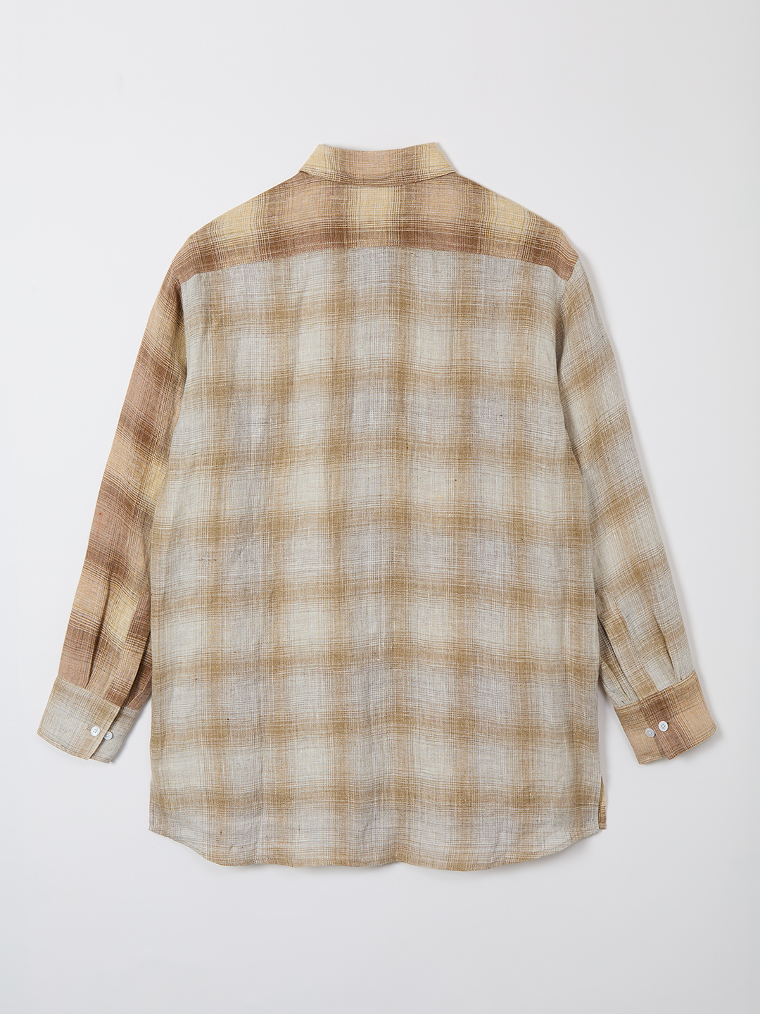 Combination Check Shirts 詳細画像 Orange 2
