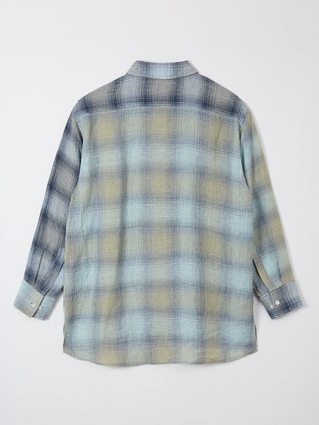 Combination Check Shirts 詳細画像 Blue 2