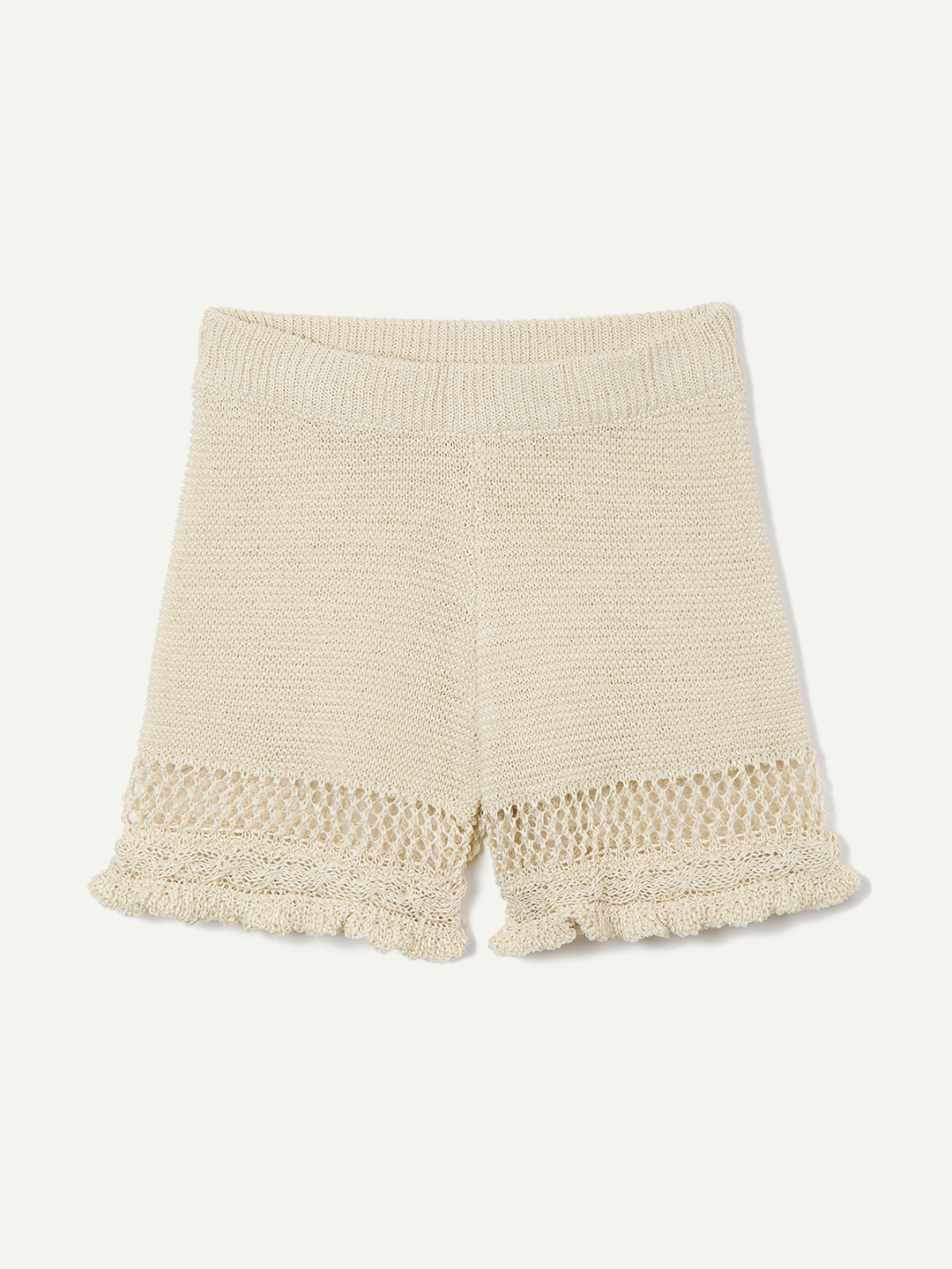 Ruffle Crochet Shorts