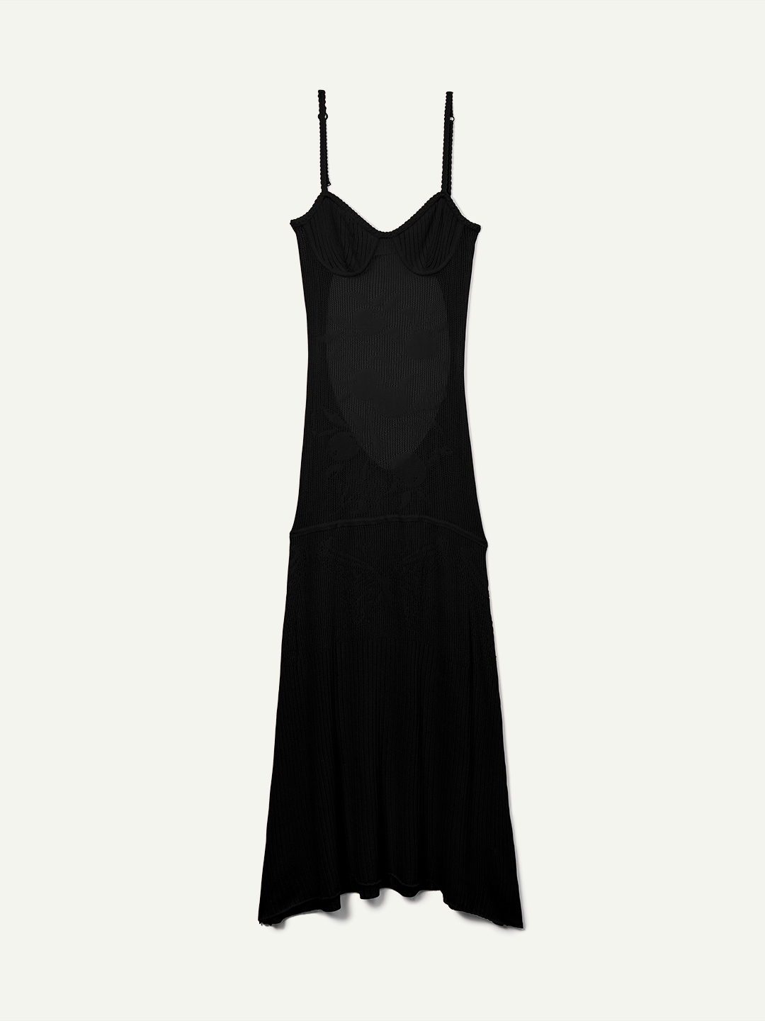 Blueberry Lace Slip Dress 詳細画像 Black 1
