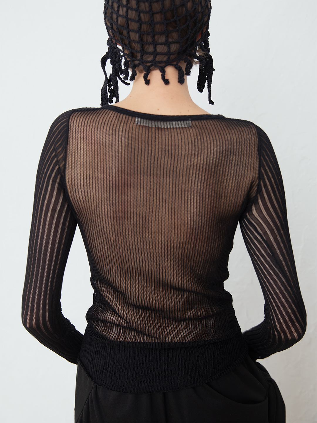 Blueberry Lace Top 詳細画像 Black 2