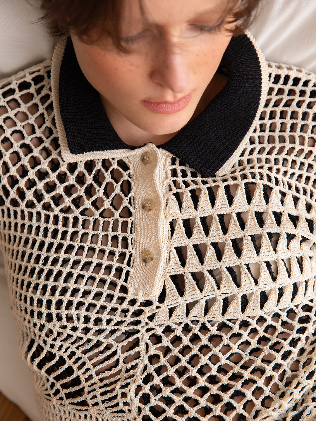 Landscape Crochet Polo