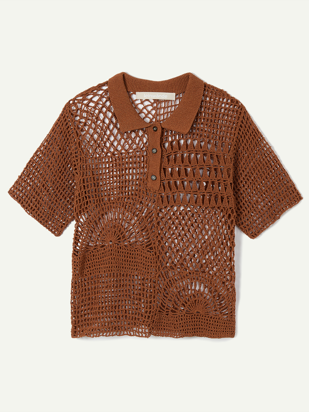 Landscape Crochet Polo/Orange | leinwände | ラインヴァンドの公式
