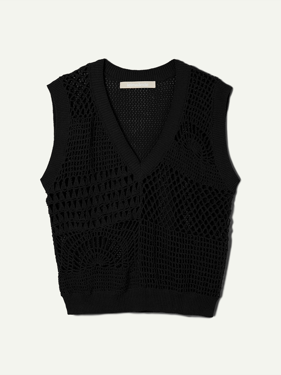 Landscape Crochet Vest 詳細画像 Black 1