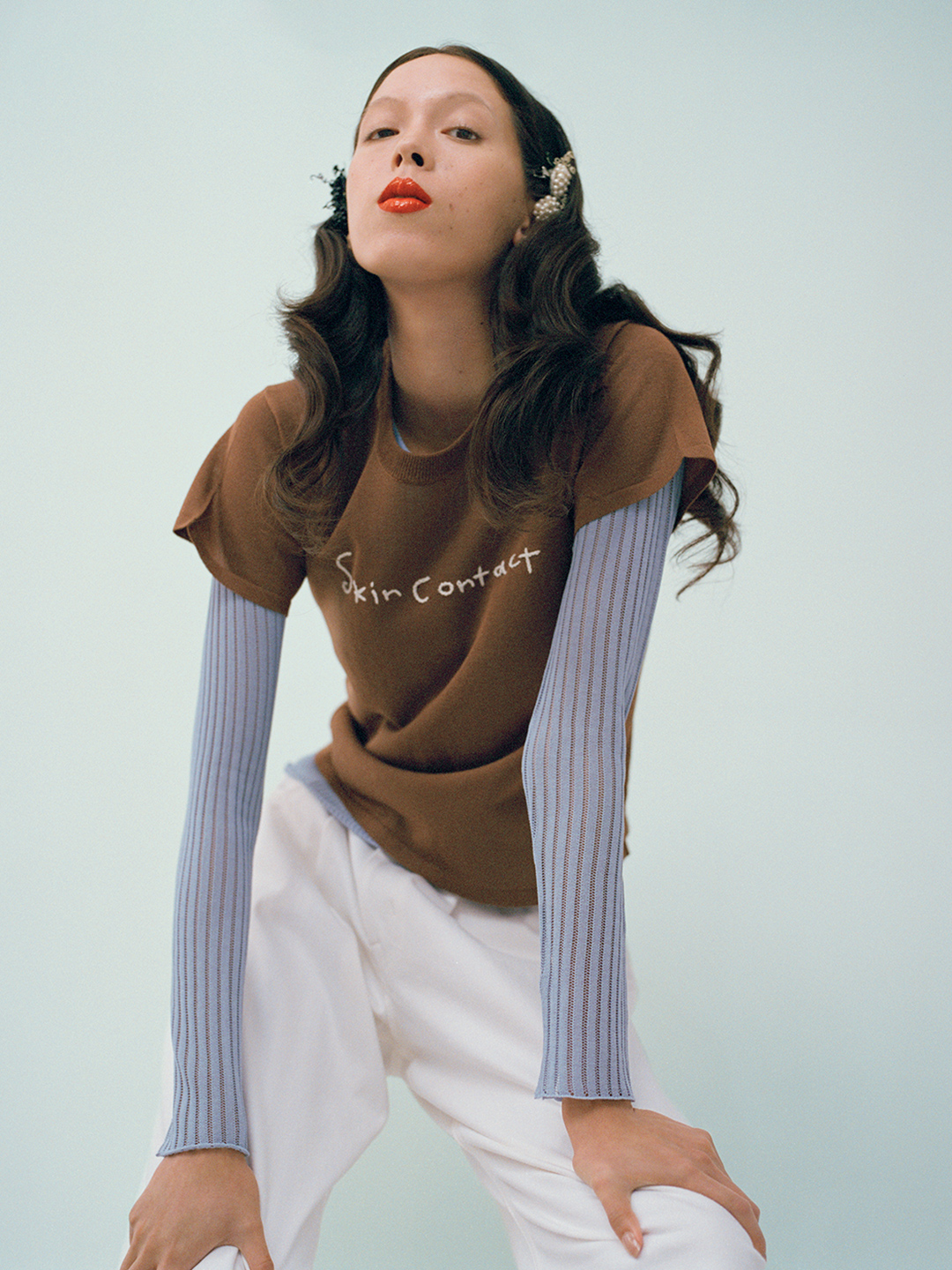 Skin Contact Knitted Tee