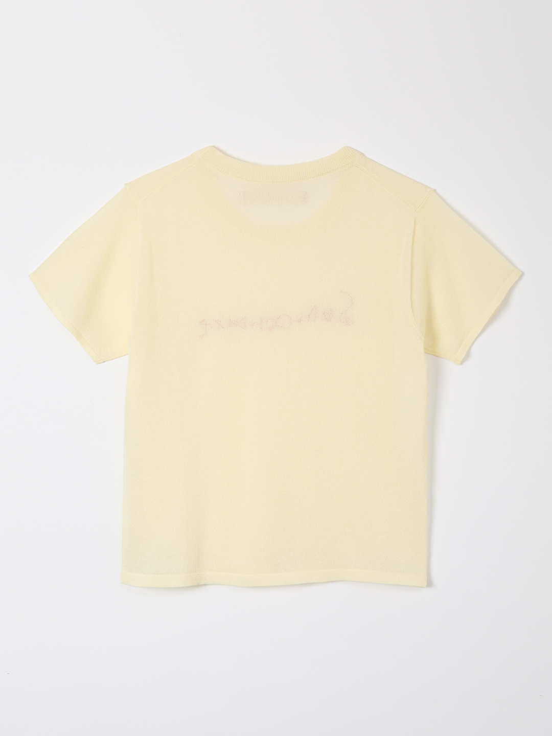 Skin Contact Knitted Tee 詳細画像 Ivory 2