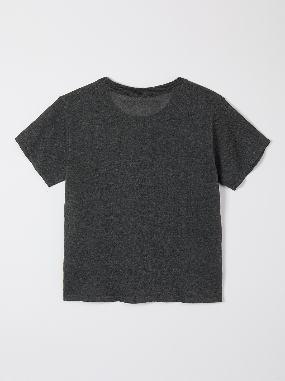 Skin Contact Knitted Tee 詳細画像 Gray 2