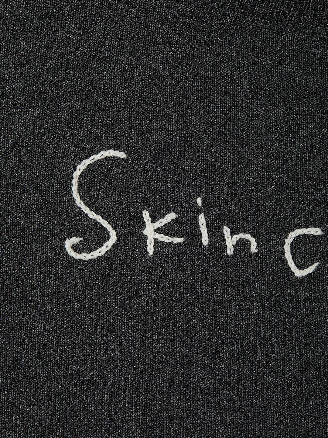 Skin Contact Knitted Tee 詳細画像 Gray 3