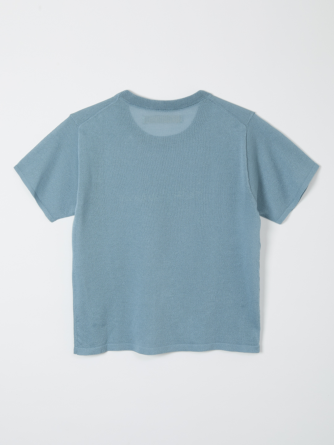 Skin Contact Knitted Tee 詳細画像 Blue 2