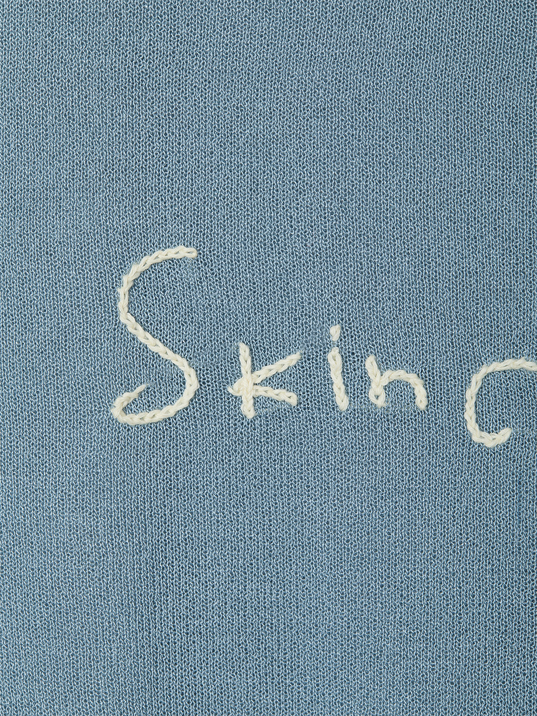 Skin Contact Knitted Tee 詳細画像 Blue 3