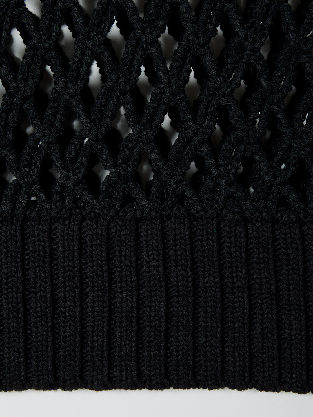 Mix Yarn Crochet Top 詳細画像 Black 3