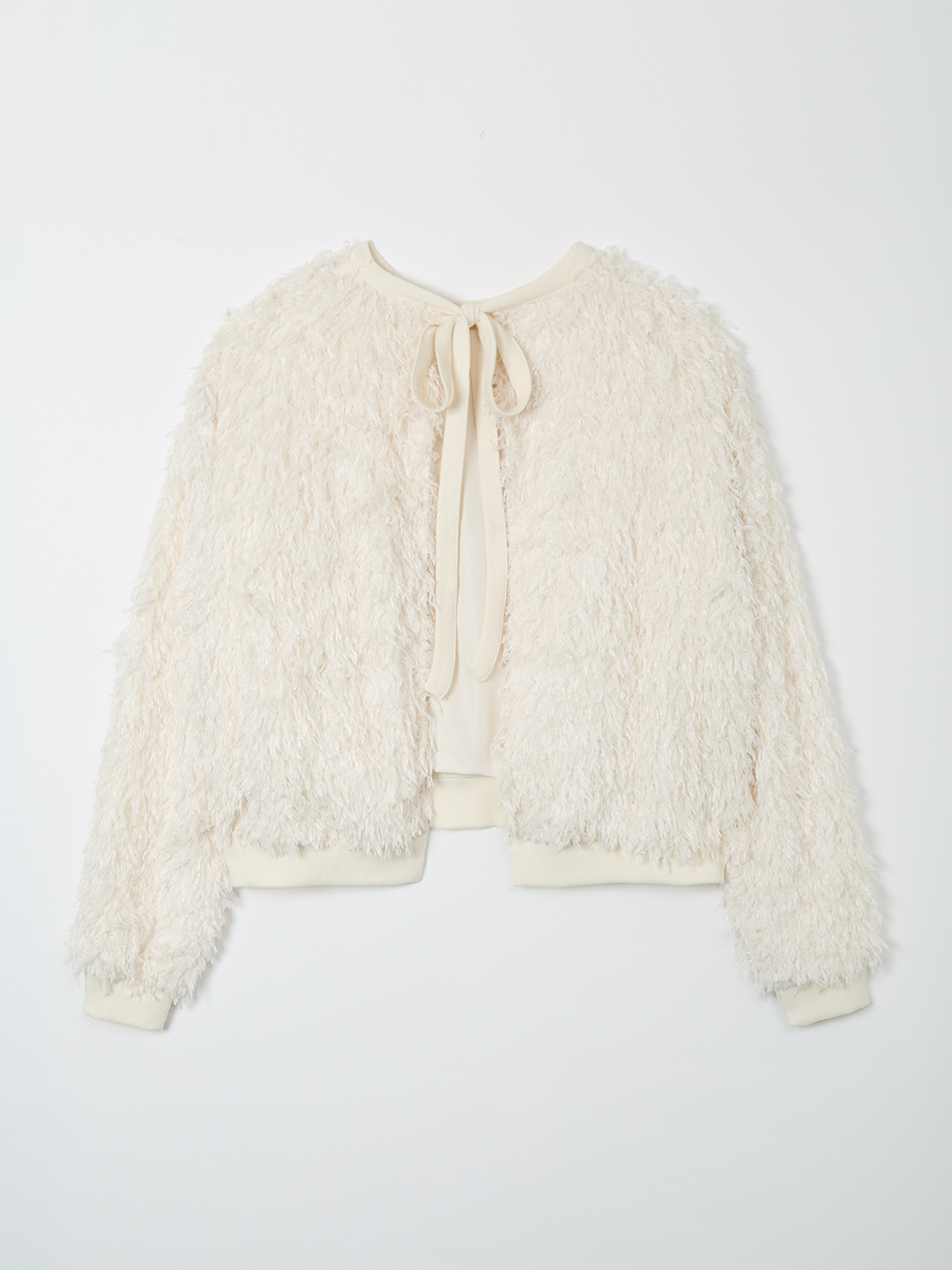 Feather Ribbon Top 詳細画像 White 2