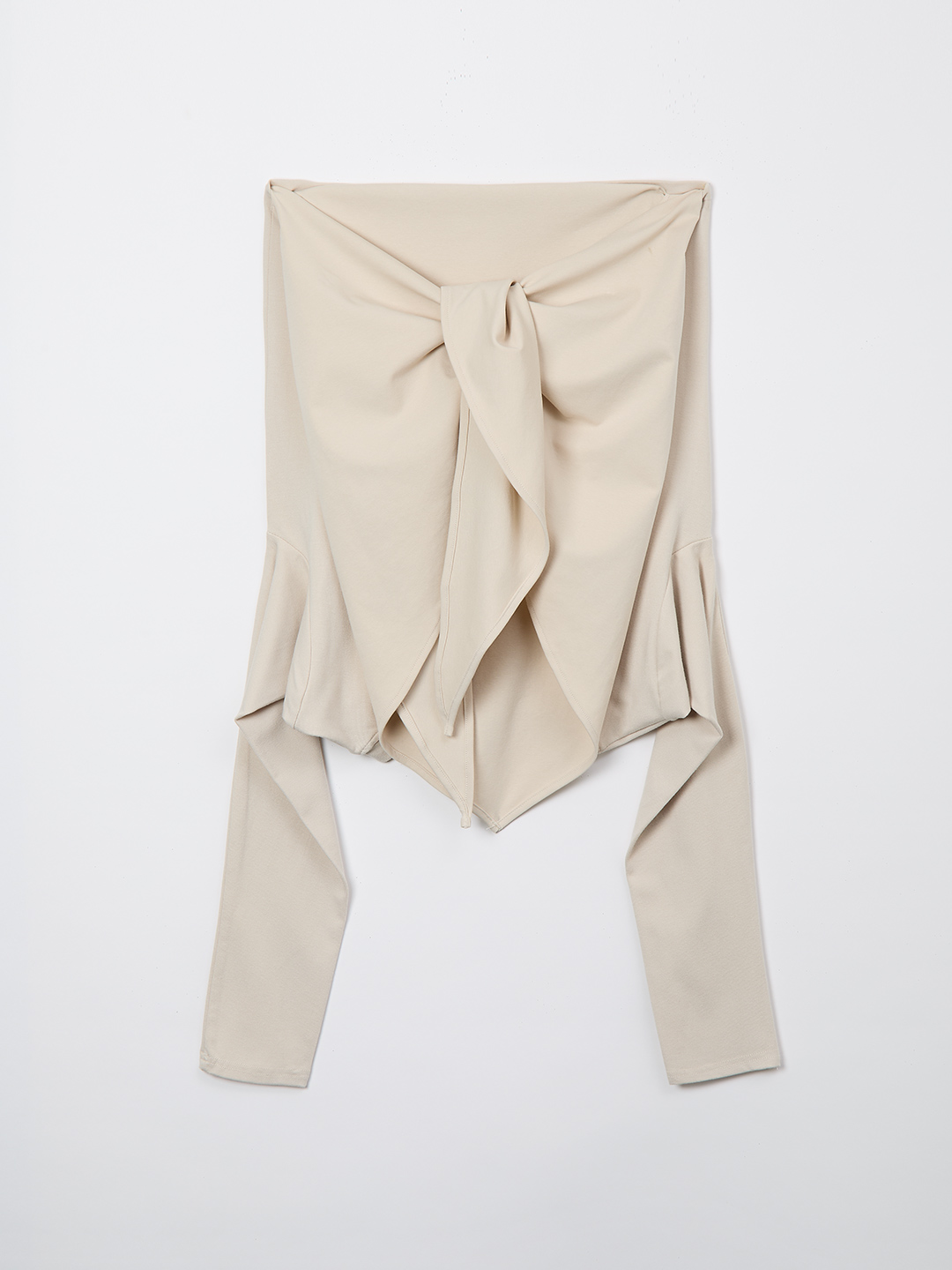 Scarf Long T-Shirt 詳細画像 Ivory 5