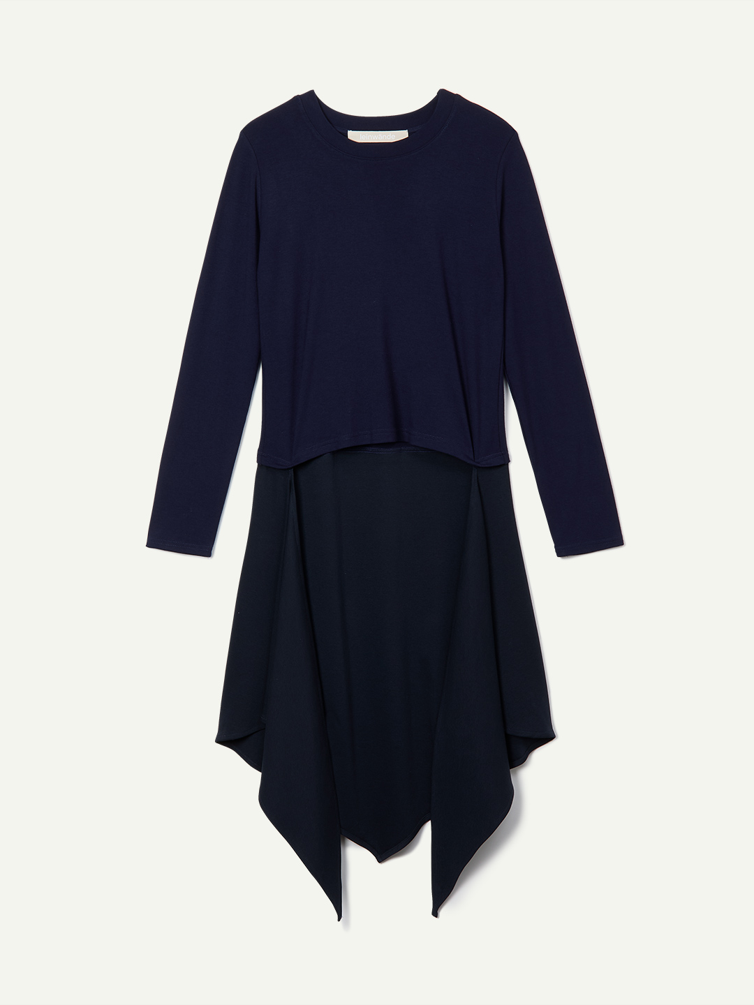 Scarf Long T-Shirt 詳細画像 Navy 1