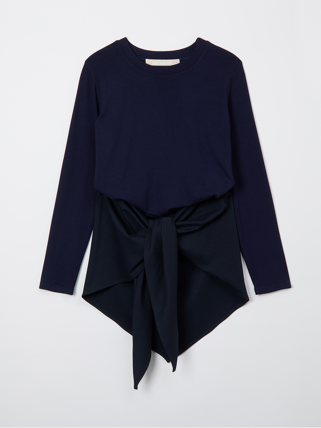 Scarf Long T-Shirt 詳細画像 Navy 4