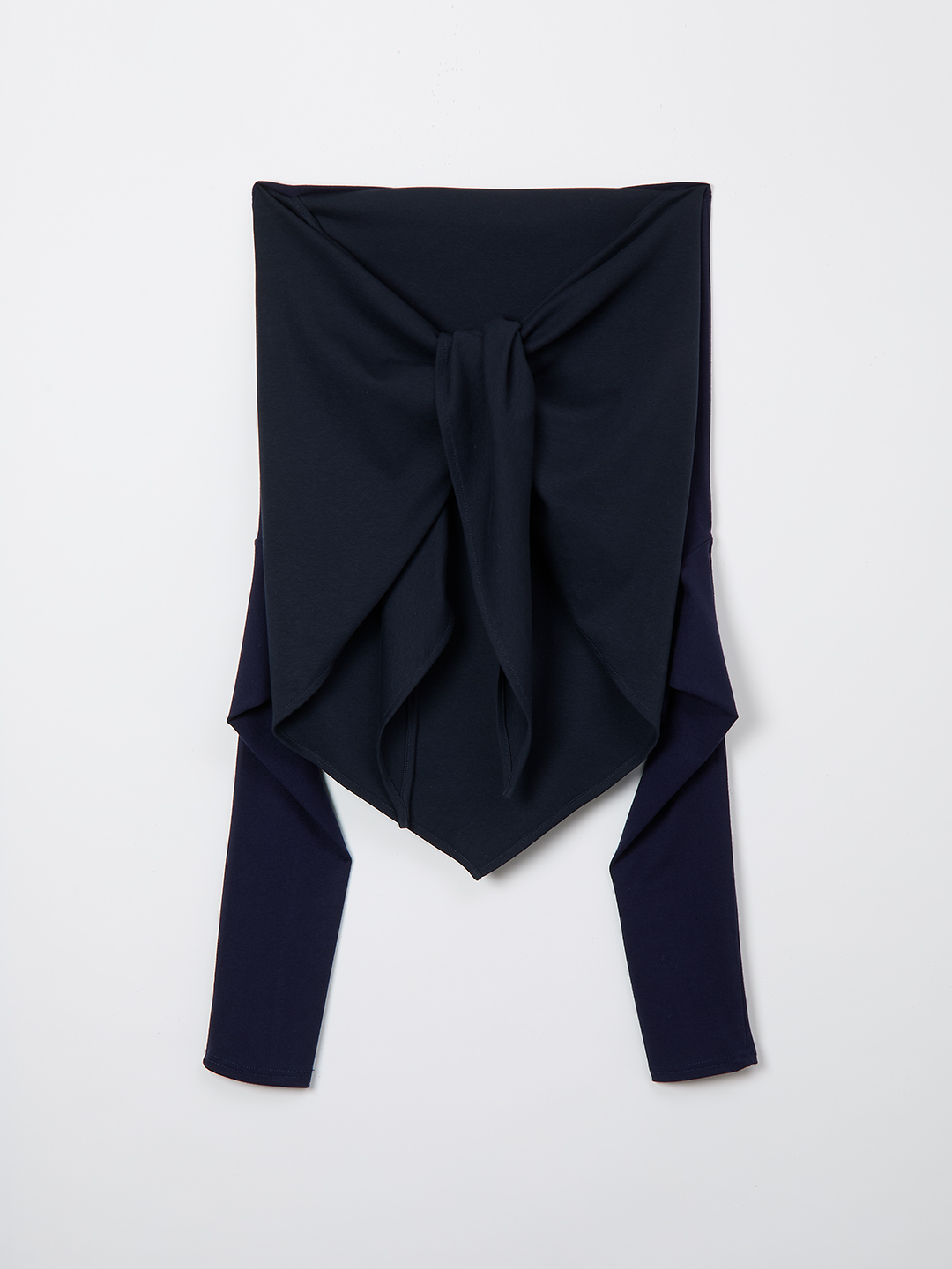 Scarf Long T-Shirt 詳細画像 Navy 5