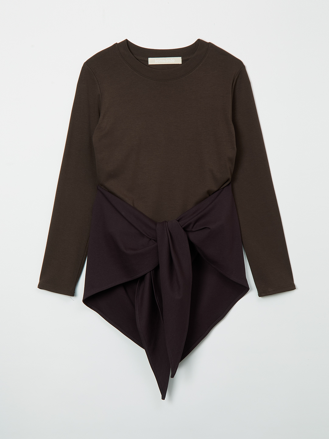 Scarf Long T-Shirt 詳細画像 Brown 4