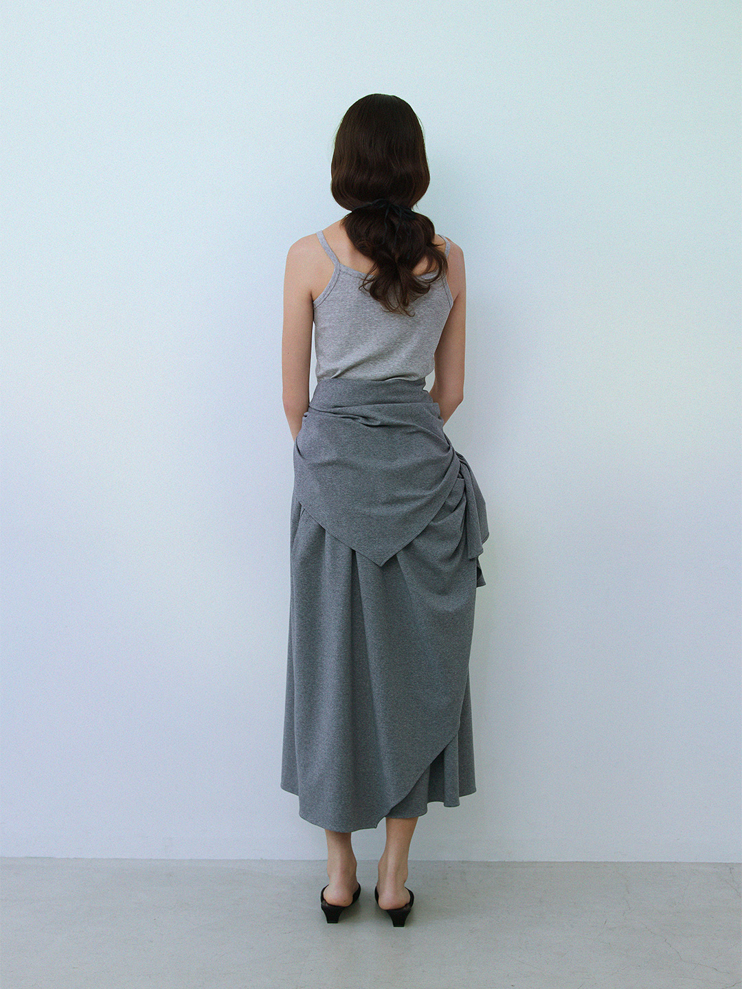 Scarf Camisole 詳細画像 Gray 2